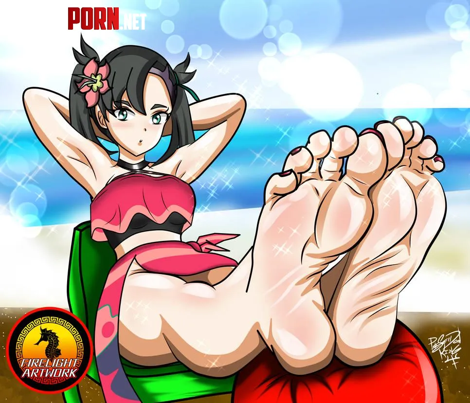 Marnie (Pokemon Masters) [firelight artwork] by Ok_Expert3991