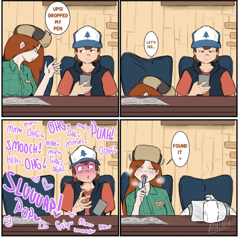 Thumbnail Wendy drops her pen (Banjabu) [Gravity Falls] by Chance_Designer6624