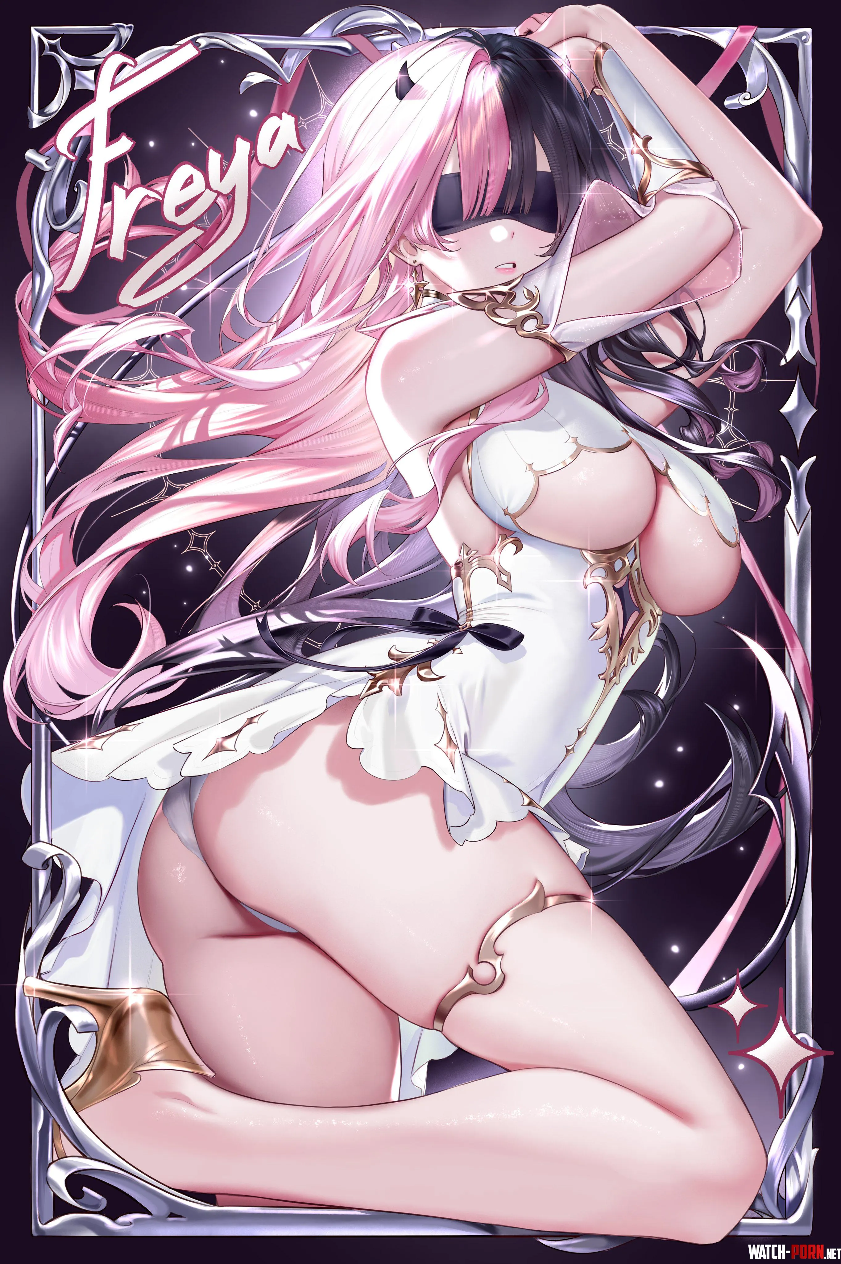 Freya in white dress (Ringeko / ringeko_tan) [Original] by elegantloveglimmer