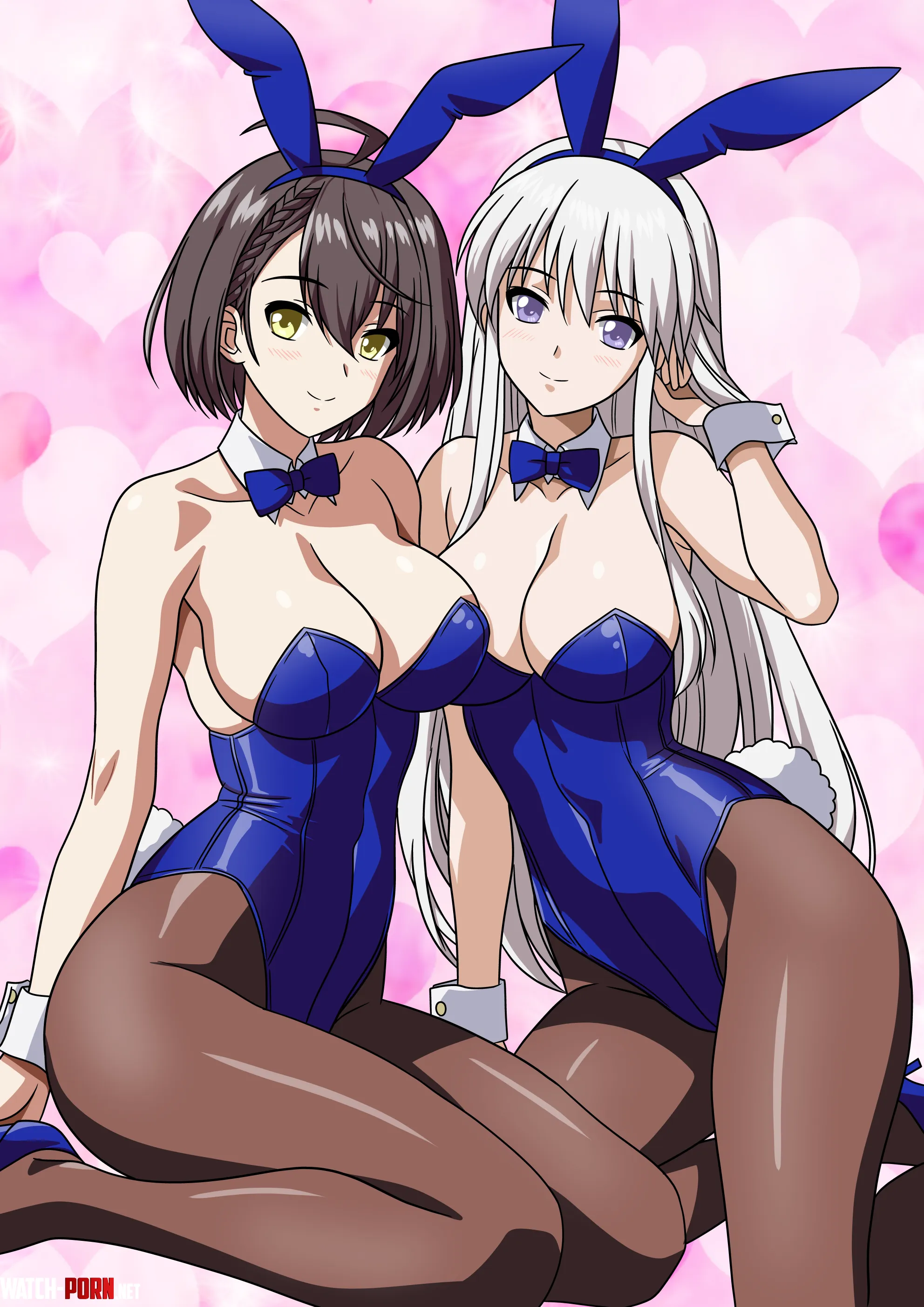 Bunny Baltimore and Enterprise (Azur Lane) by Jaxx1992