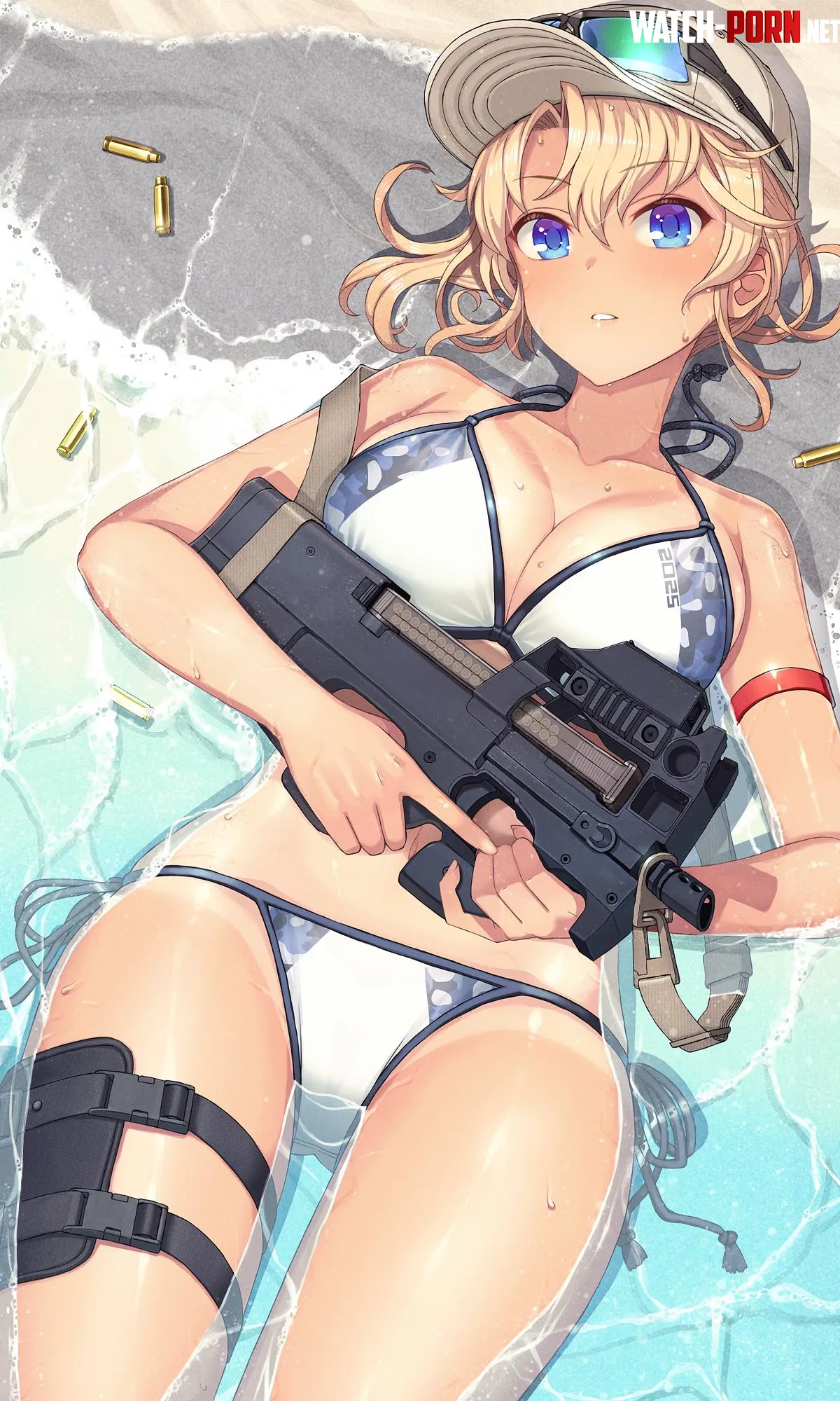 P90 at the beach [Original] by A_MASSIVE_PERVERT