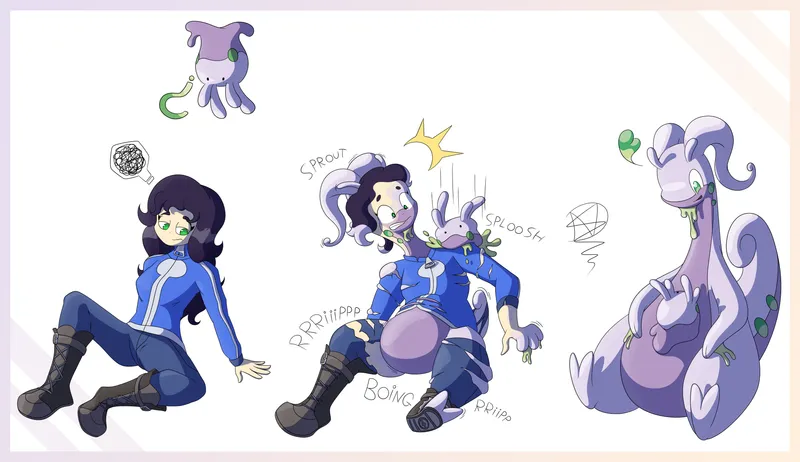 Thumbnail Magical Metamorphosis: A Tale of Goodra Transformation | VeemoDraw
