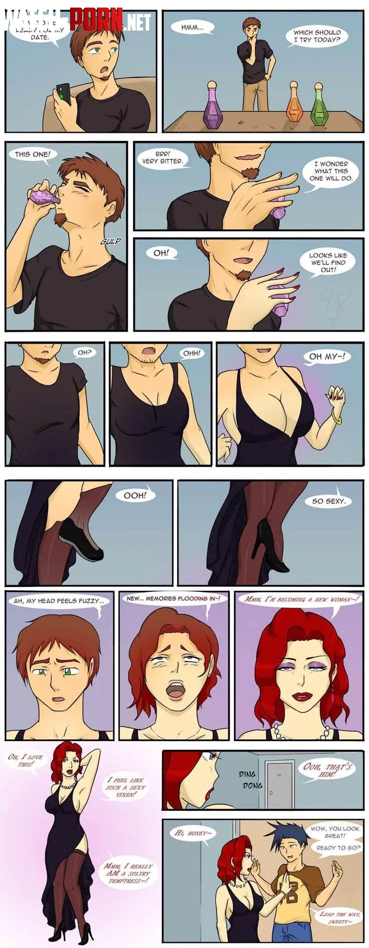 Getting Ready for Date [unknown creator] by extravagantmediocre