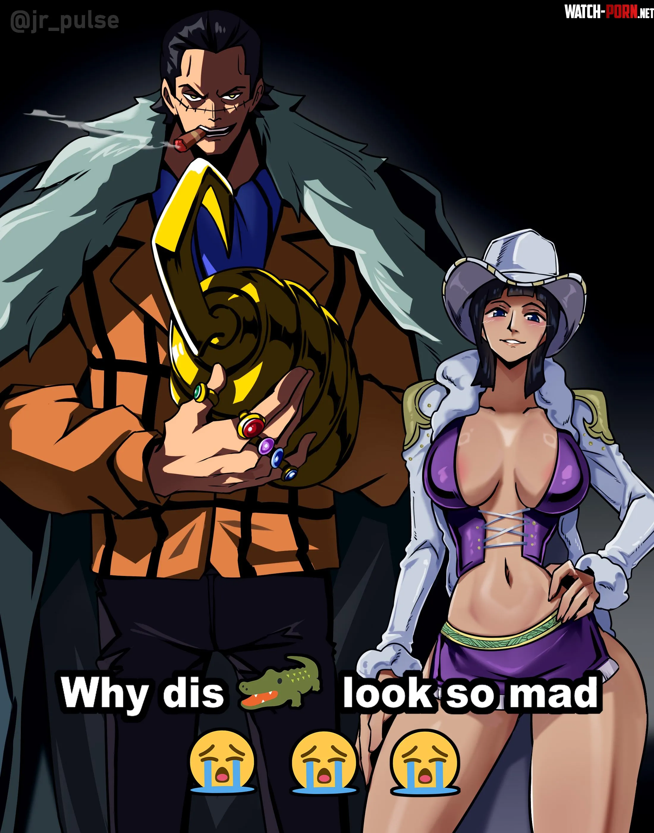 mr 0 x miss all sunday (jr_pulse) [One Piece] by No_Stay_7237