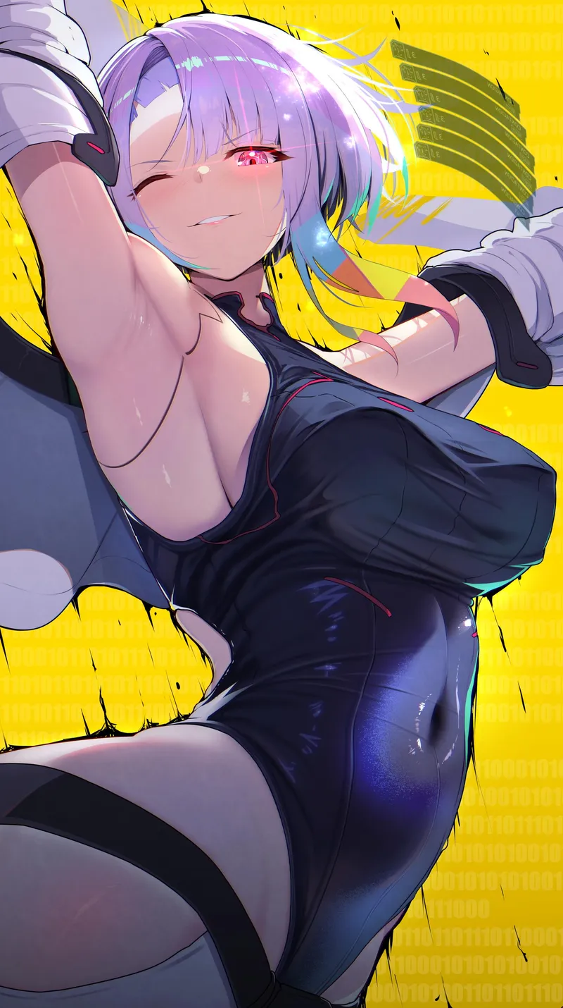 Thumbnail Lucy (DokkoiMigu) in Cyberpunk Edgerunners: Anime Armpits Analysis