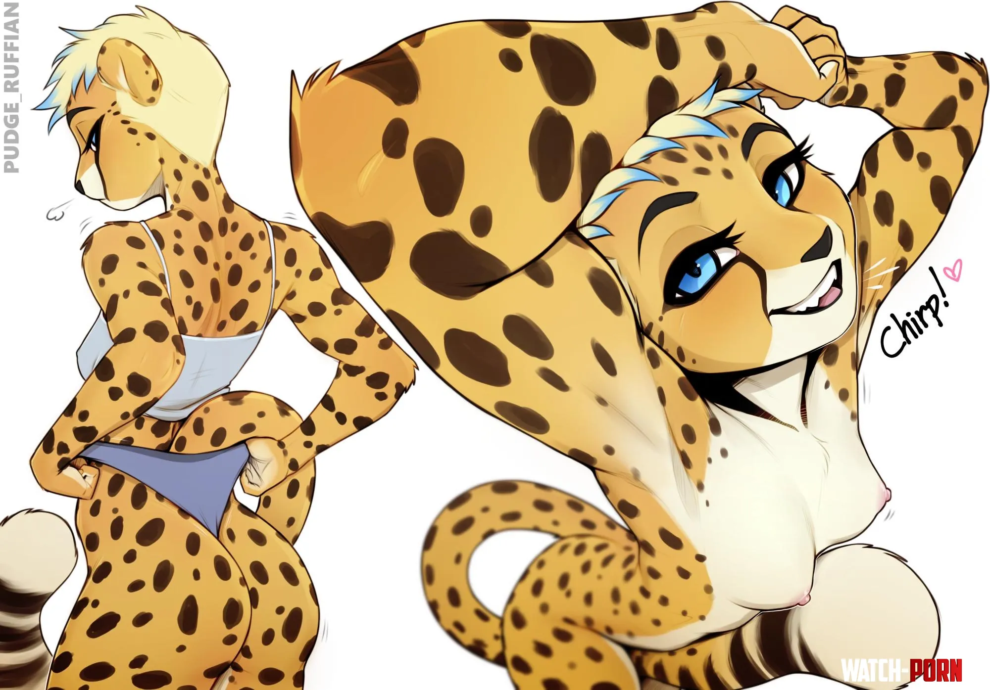Does fur count as hairy? Coz this tomboy cheetah has lots of it 🥵 by ForsakenGuidance854