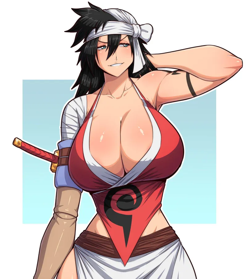 Thumbnail Kukaku's Allure Unveiled in simmsy's Art