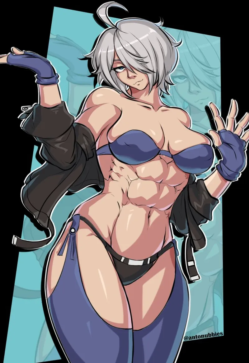 Thumbnail Angel (Antonubbies) in The King of Fighters by NautyNautilus - fitdrawngirls