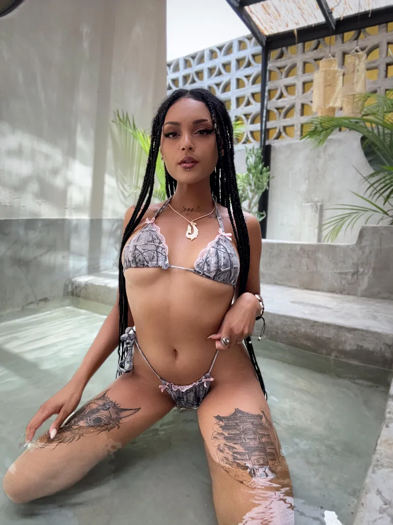 Thumbnail AngelBunzz Invites You for a Dip with a funsized Elf Girl