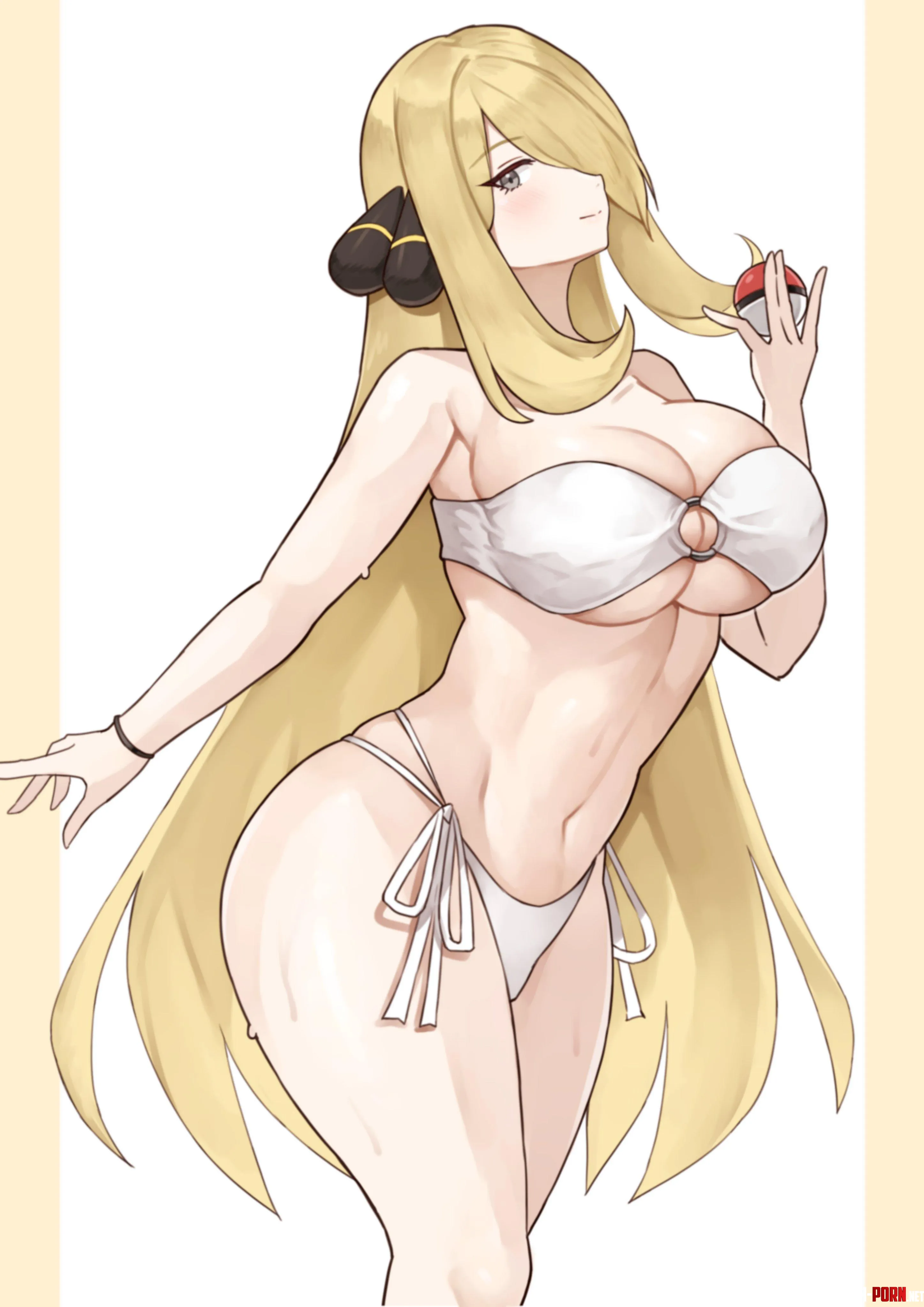 Bikini Cynthia [Pokemon] by A_MASSIVE_PERVERT