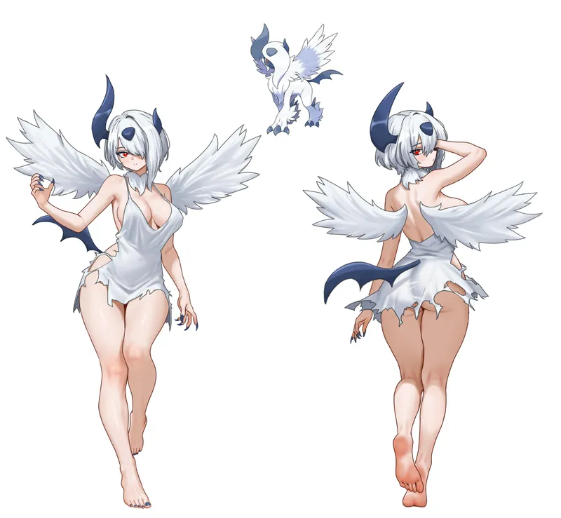 Thumbnail Explore A_MASSIVE_PERVERT's Mega Absol Front and Back Creation in thighdeology