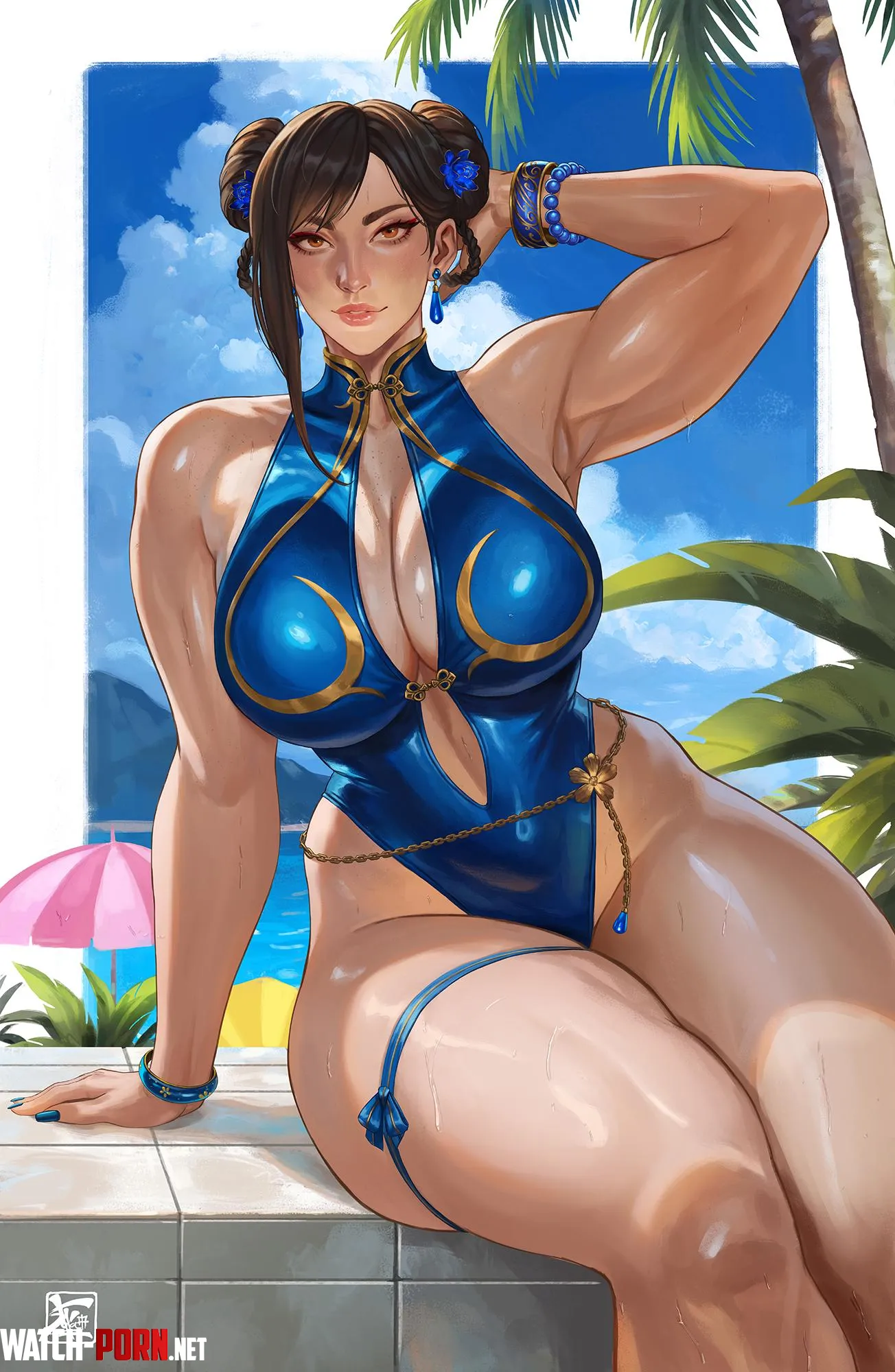 Chun-Li (soffa) by NautyNautilus