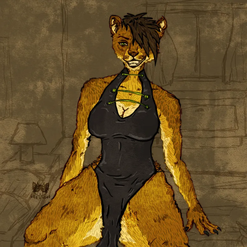 Thumbnail Exquisite Artistry: Lioness Meva Revealed by Pitiful-Plastic-9524 | furry