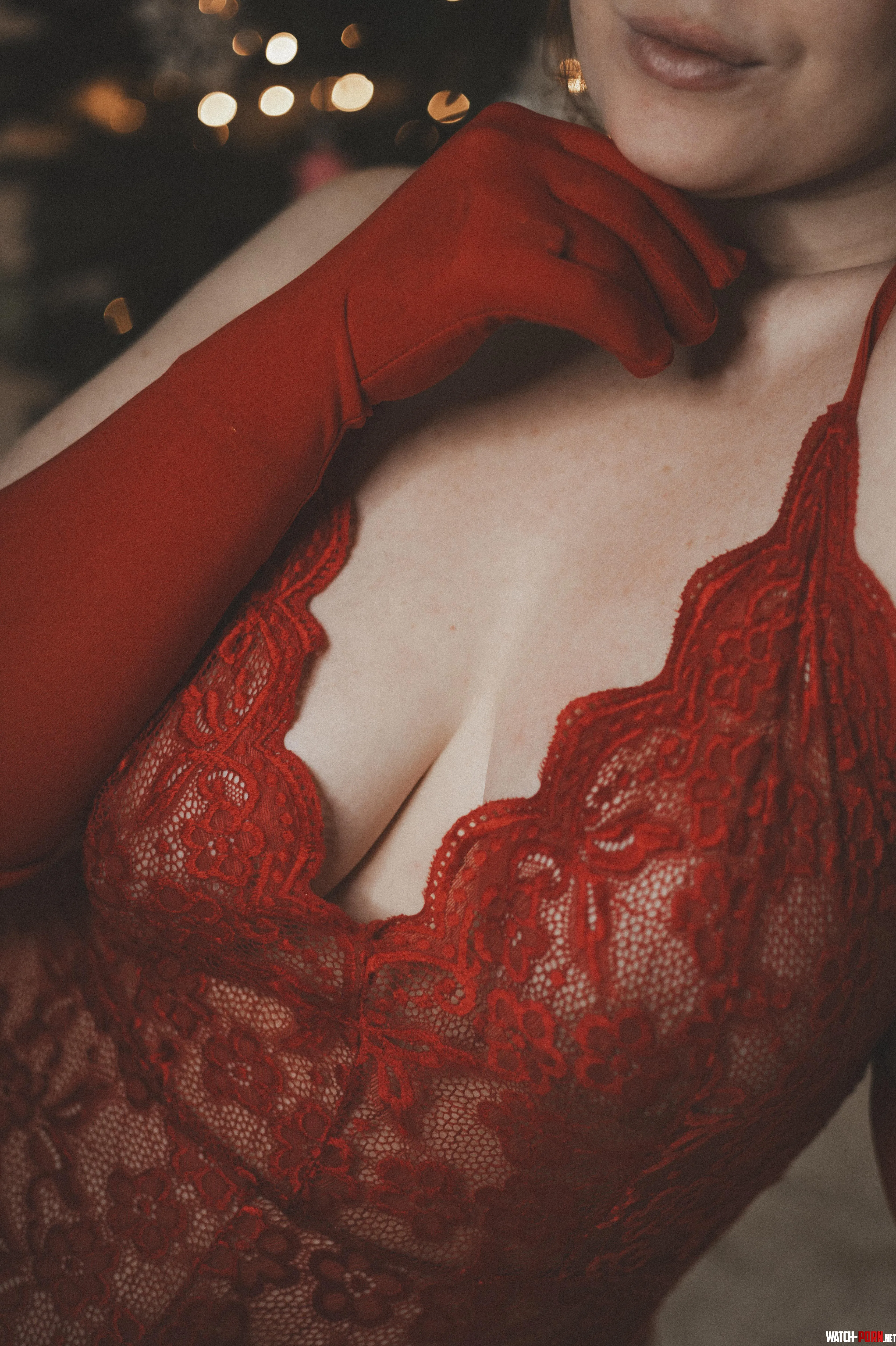 Redhead in red lingerie, the best of two worlds by GoddessRoseWife