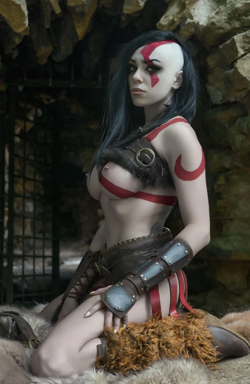 Thumbnail Fem Kratos (Octokuro) [God Of War] by iam_ocotkuro