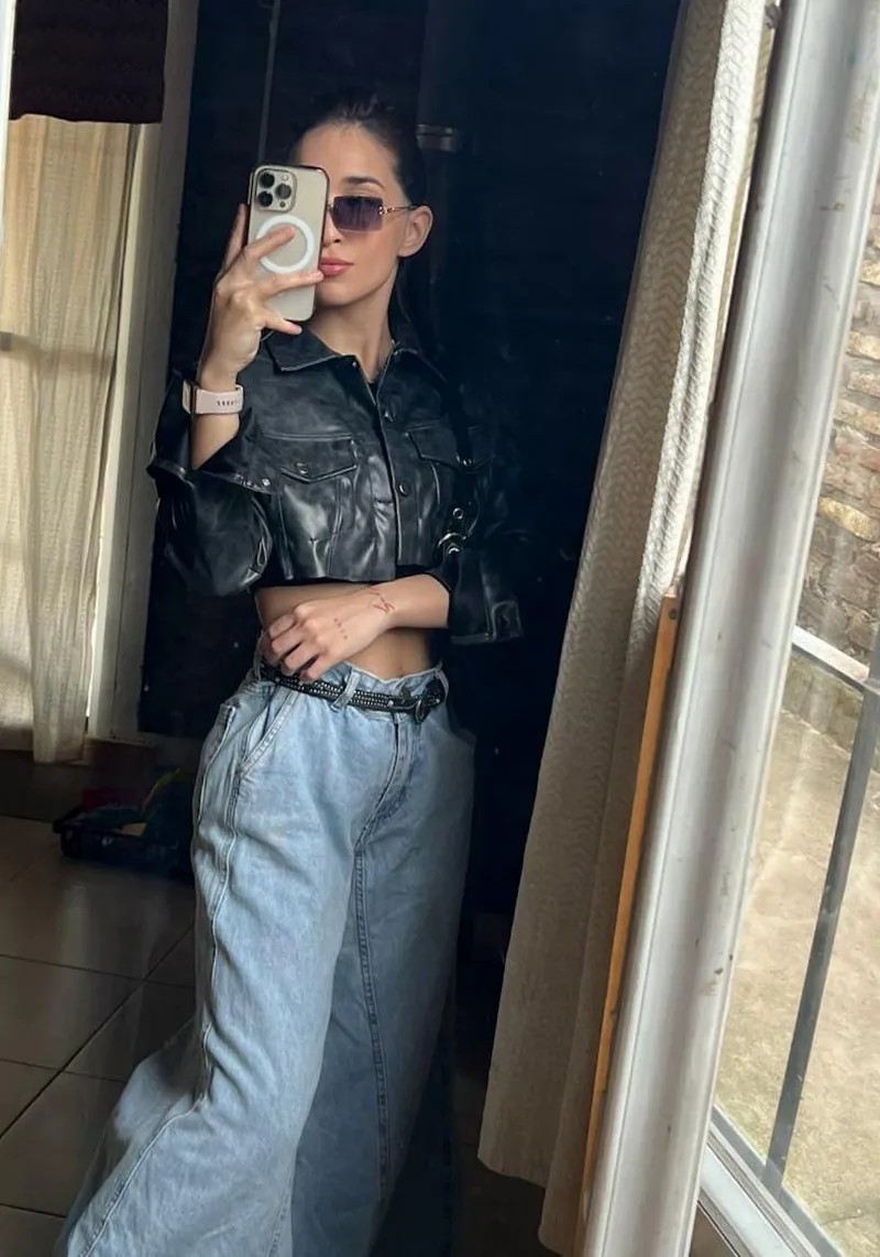 Thumbnail MissGummyDrip Explores the Appeal of Jeans and Leather Combo