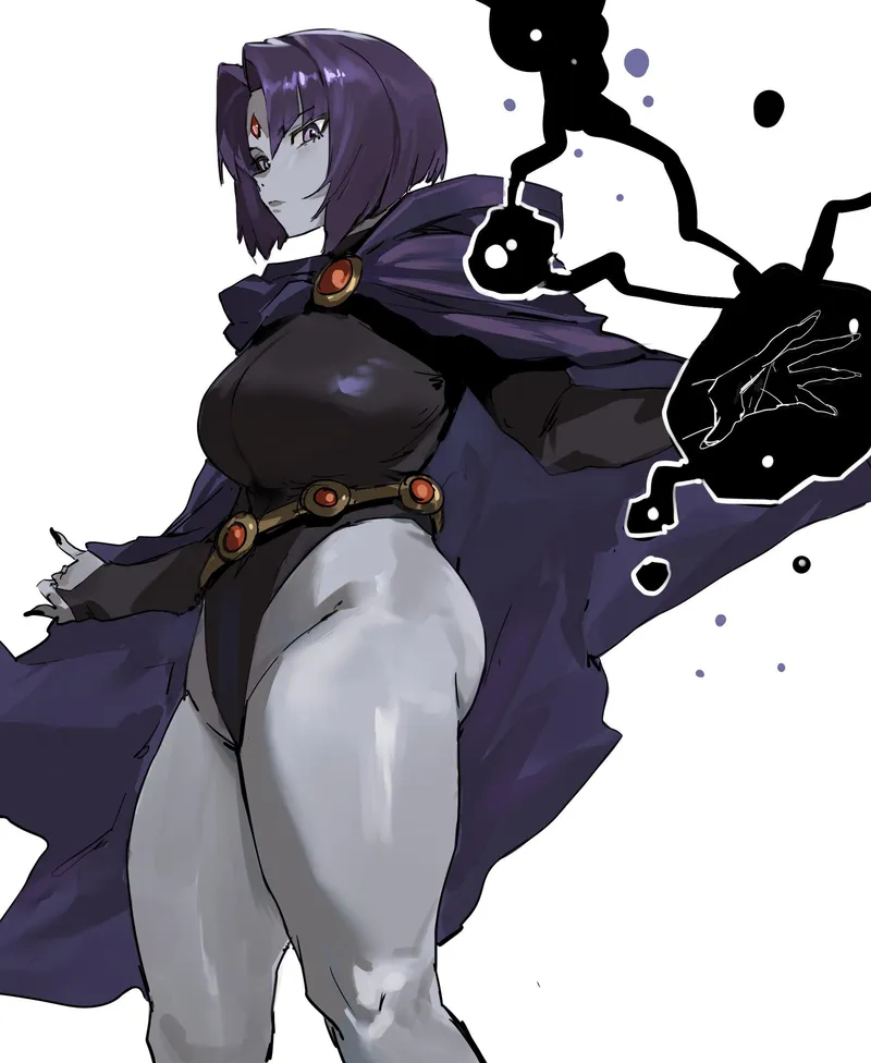 Thumbnail Raven's Alluring Thighs Revealed | Silent_Steak_9540
