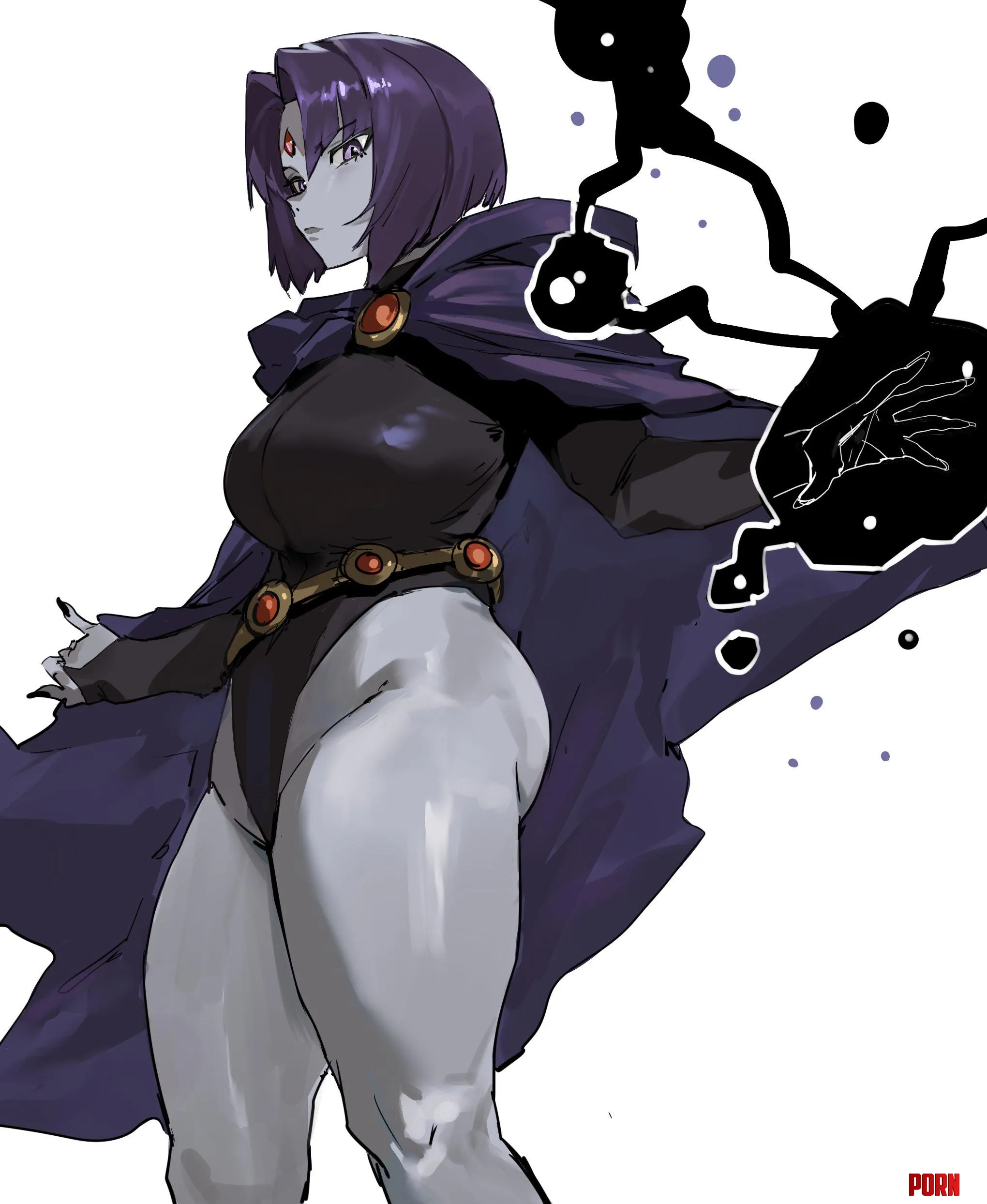Raven Thicc thighs ( 透明屿) by Silent_Steak_9540