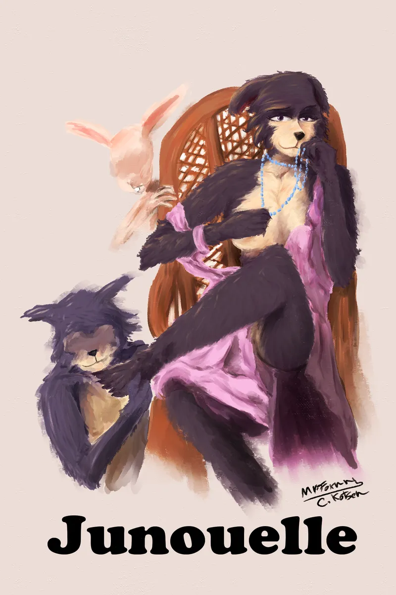 Thumbnail Mythical Creation: MRFOXMAN234's 'Junouelle' Artwork Unveiled | furry