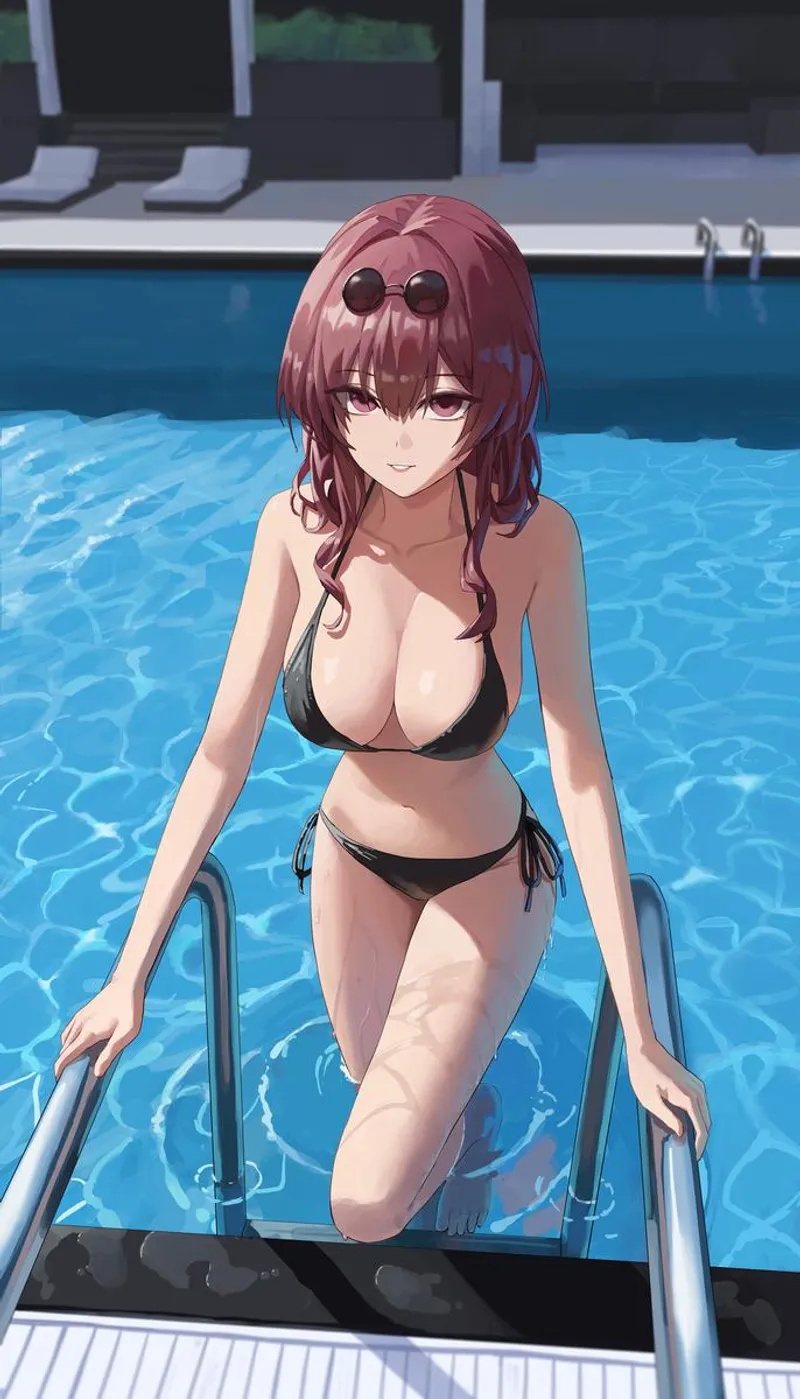 Thumbnail Elegant Poolside Moments Unveiled | AnimeChan39