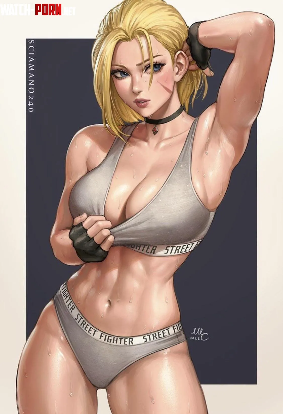 Cammy's sweaty armpits by TinyGuy1818