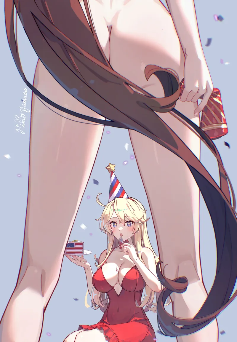 Thumbnail Surprise Birthday Fun with HimeYamato in KanColle Yuri Category