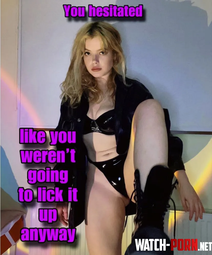 You are going to lick it anyways [oc] by Missmaudedoll