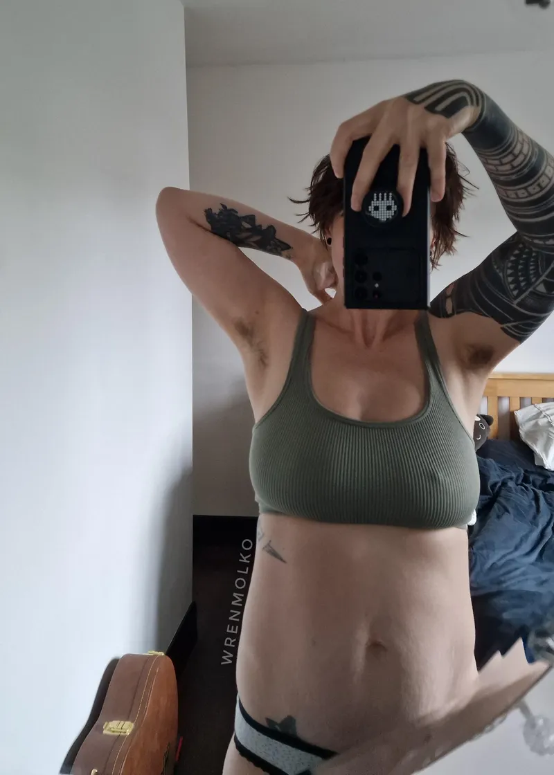 Thumbnail Embracing Natural Beauty: Hairy Armpits on a Mom Bod by mistermissus86