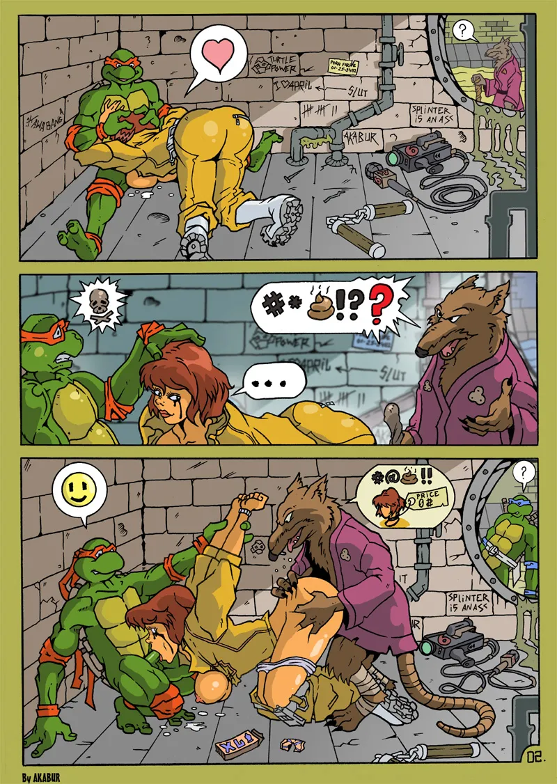Thumbnail Sharing April: A TMNT Adventure by EnigmusPrime | MonsterMen