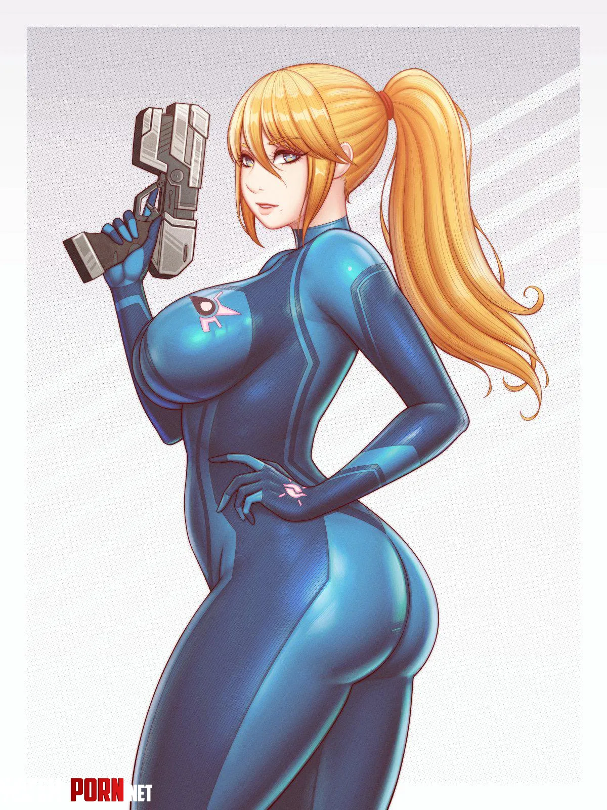 Samus got the perfect curves (Vyor) by KrazyK1989