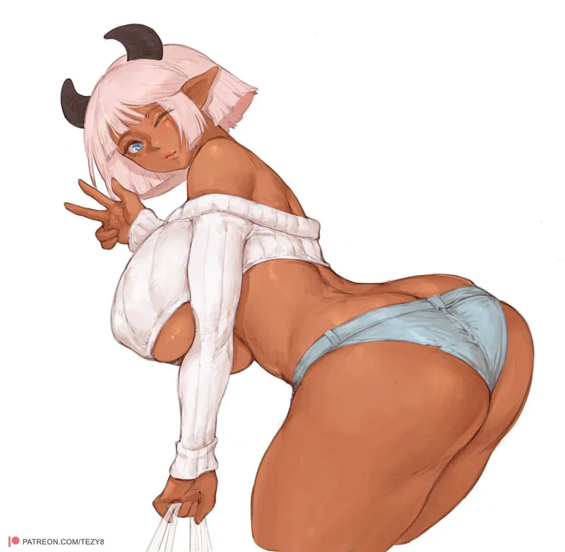 Thumbnail AnimeBooty Creativity: Casual Outfit Expression by StarvingArtist2000