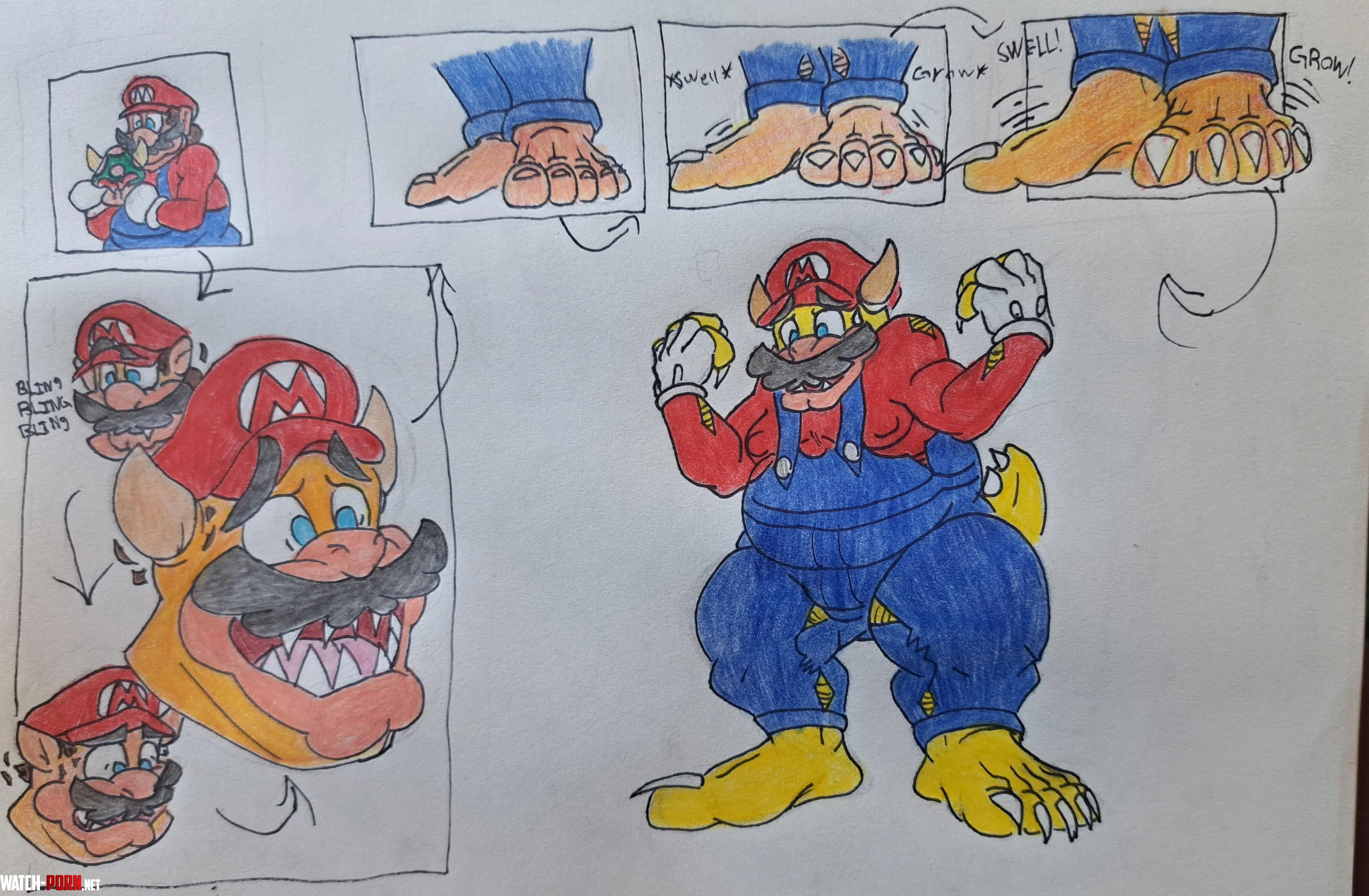 Koopa Shroom (my art) by zanyboi2