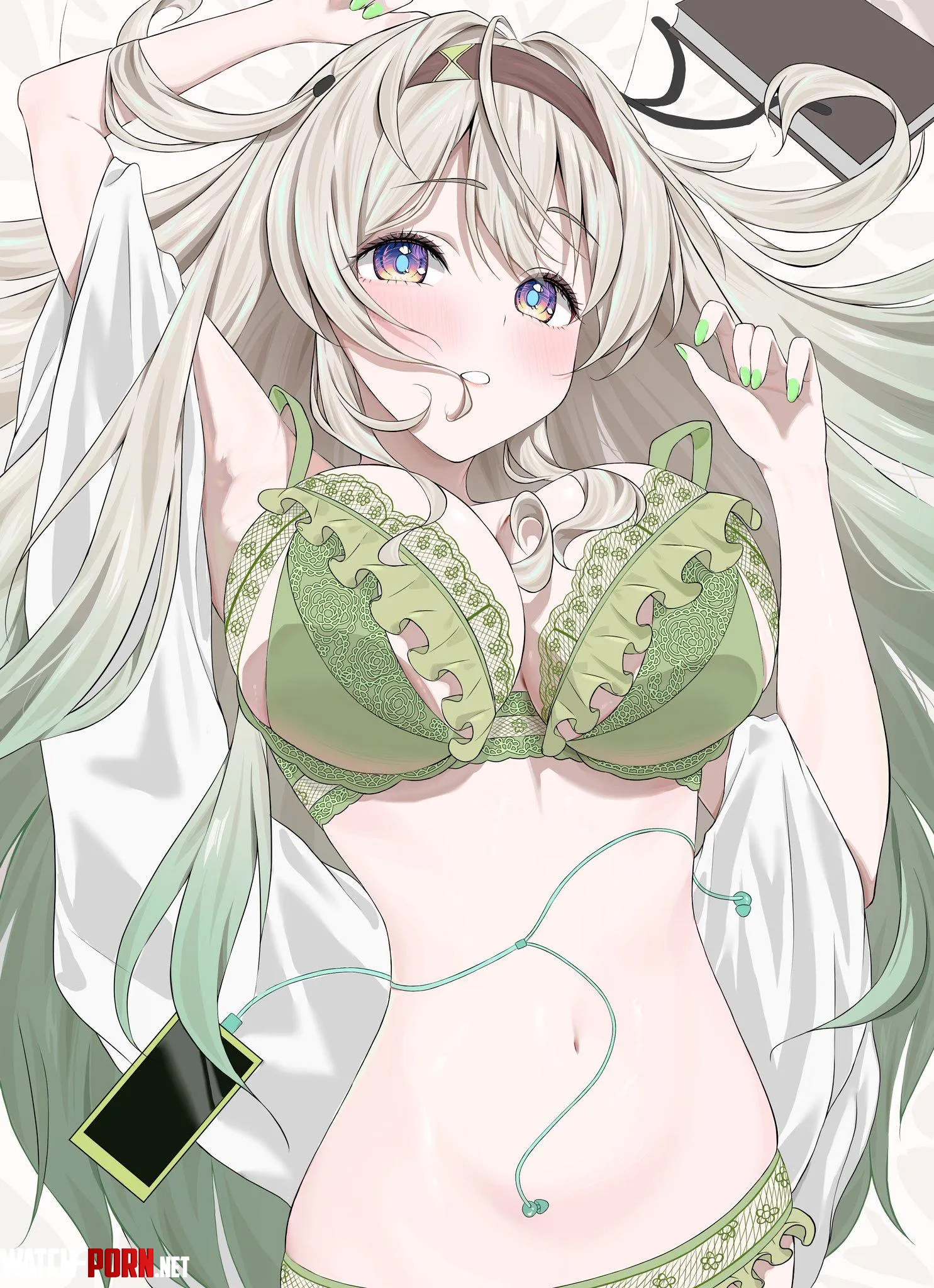 Firefly chilling in lingerie [Honkai: Star Rail] by marxsander2016