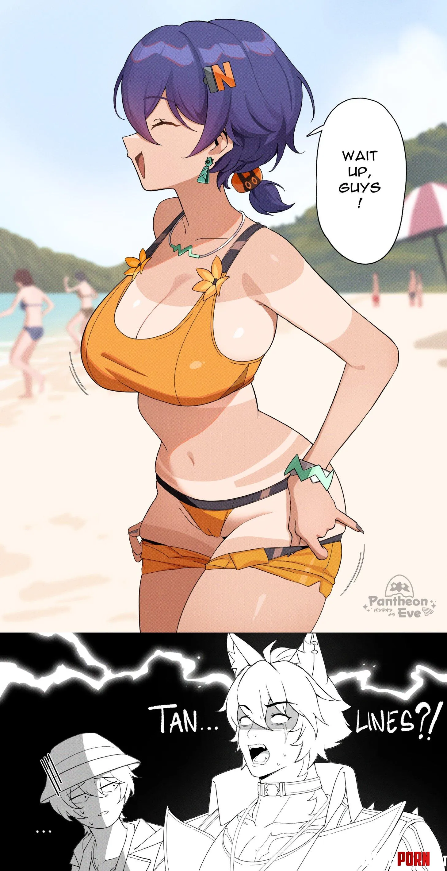 Belle has insanely good tanlines by marxsander2016