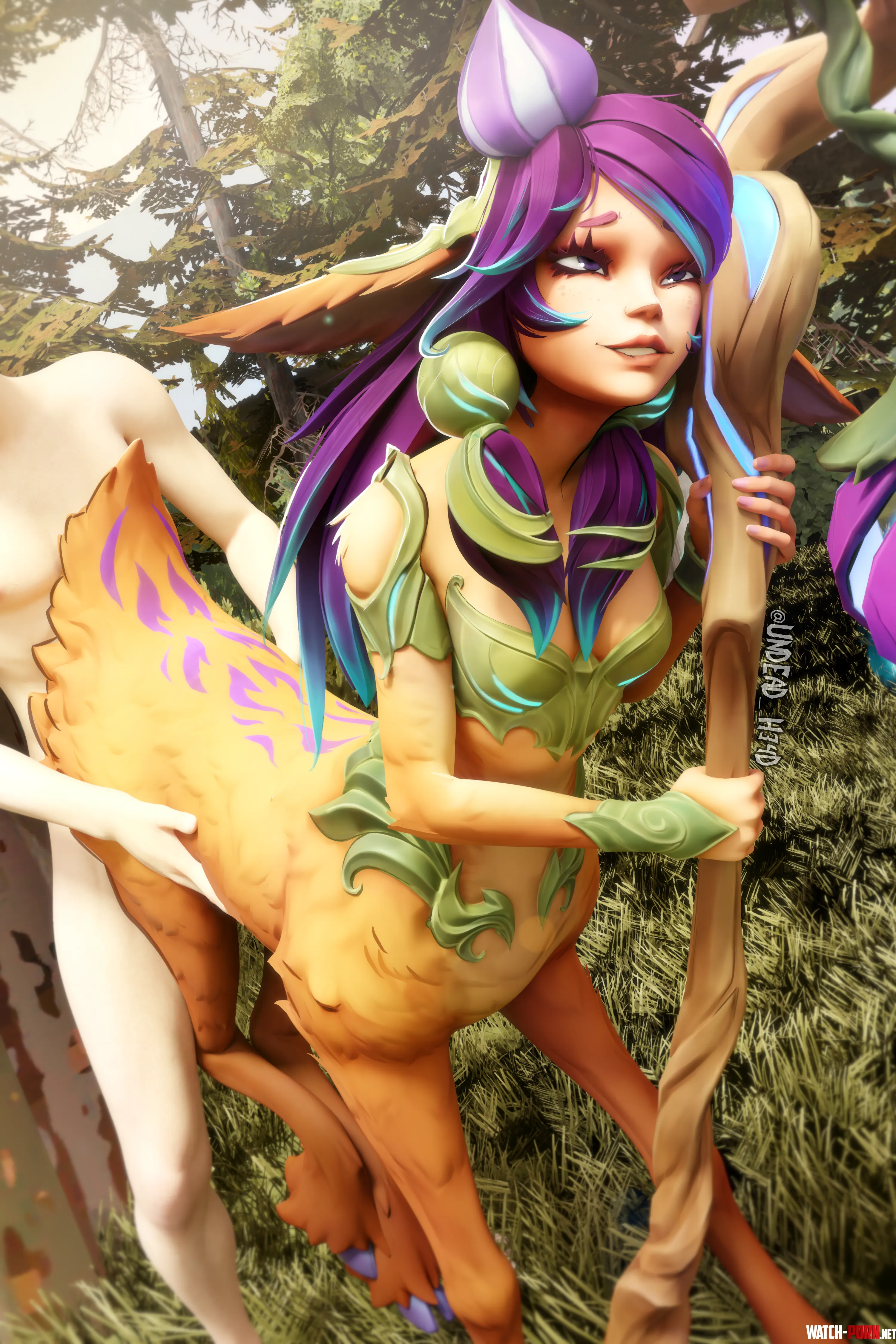 Lilia pounded (undead_h34d) by undeadh34d
