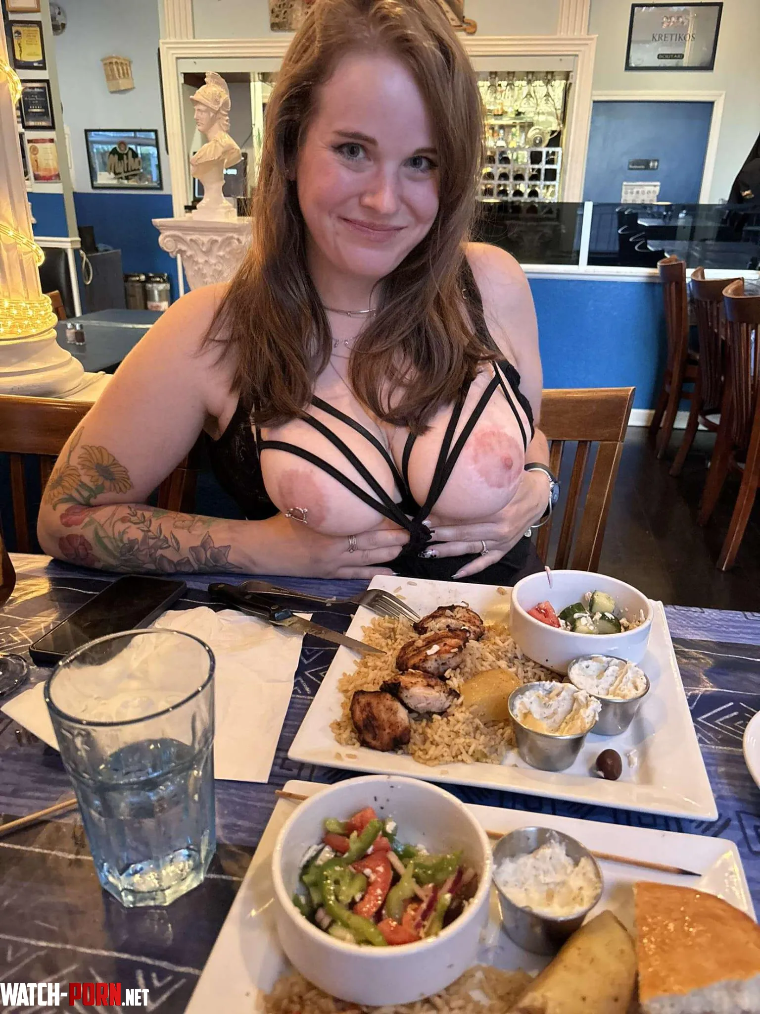Boobs go well with dinner by CJ0031