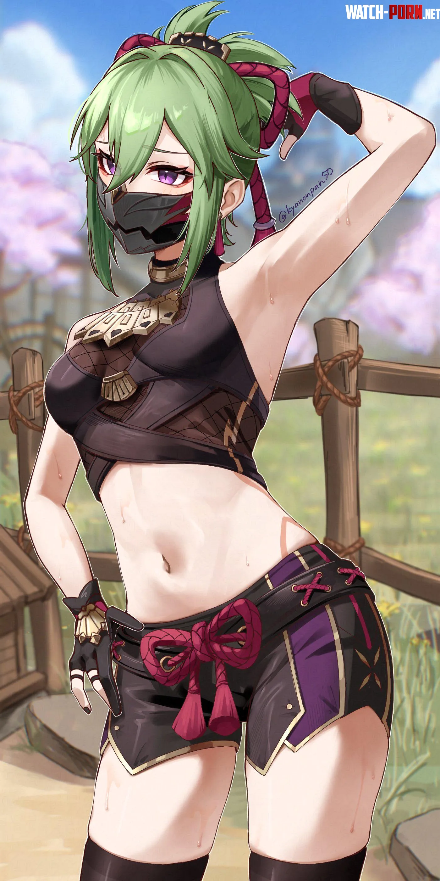 Hot Day Shinobu [Genshin Impact] by A_MASSIVE_PERVERT