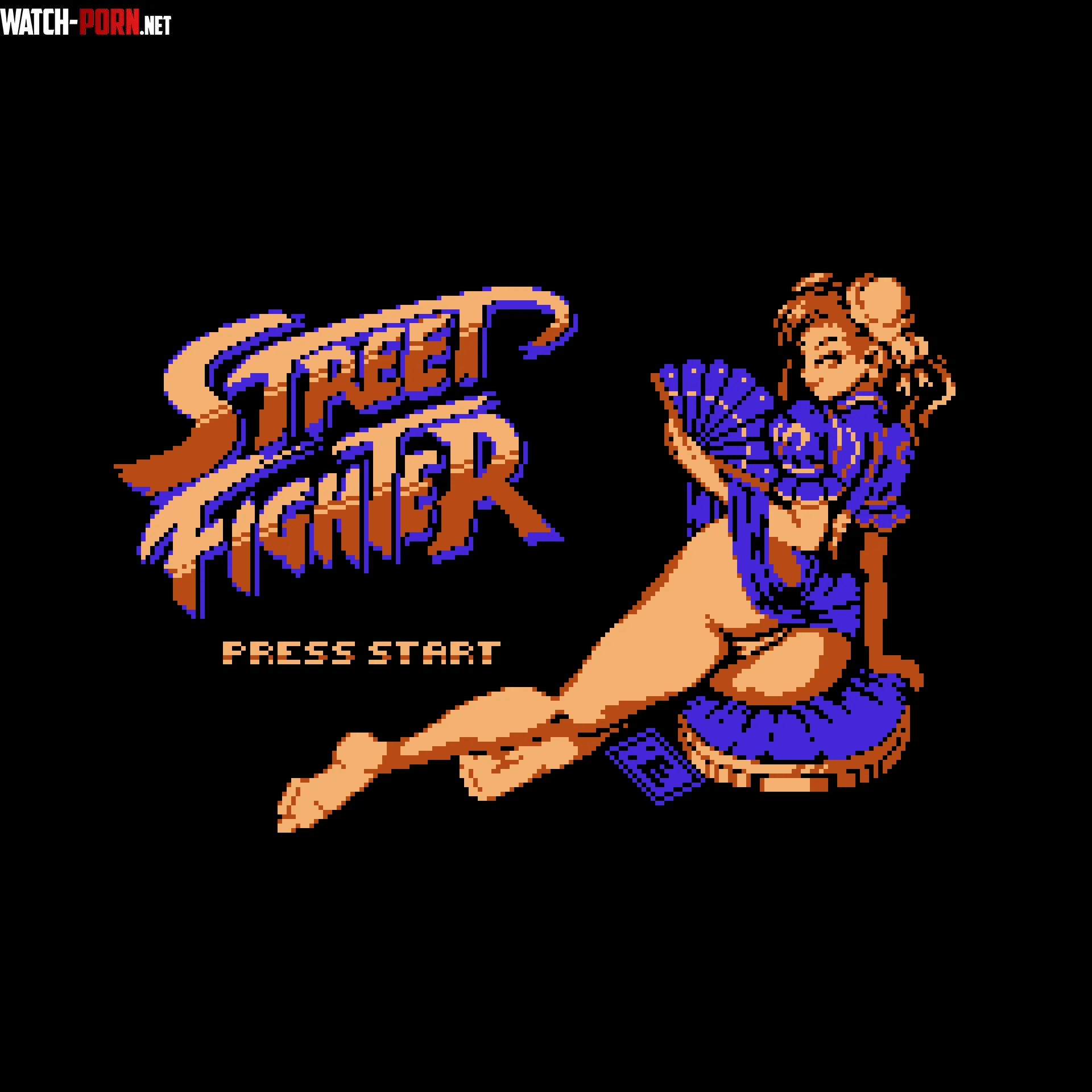 Chun-Li Title Screen by mykarmykar