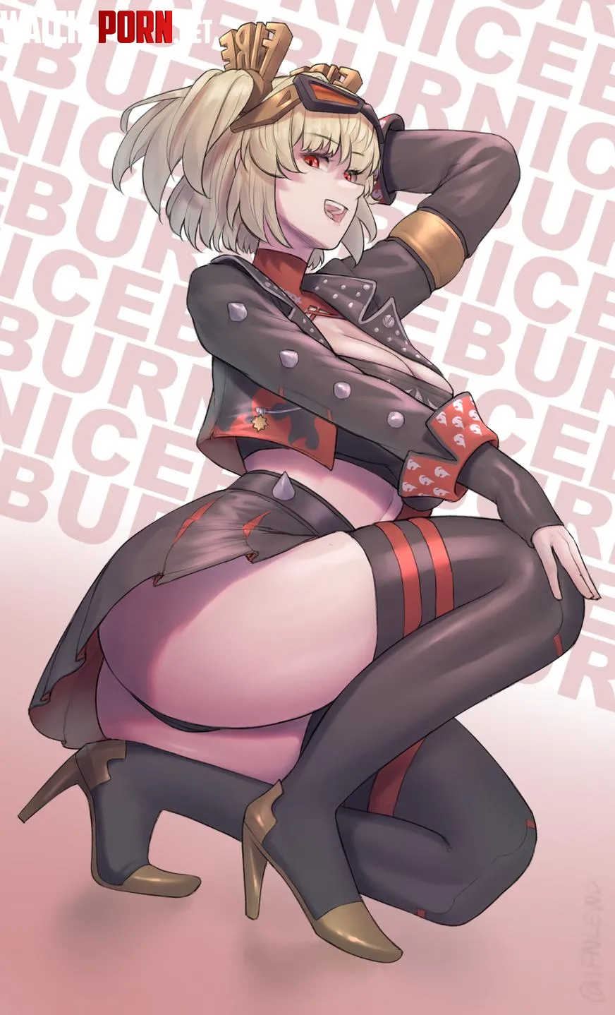 A peek of Burnice White's panties (ifnlew) by Level-Ad5048