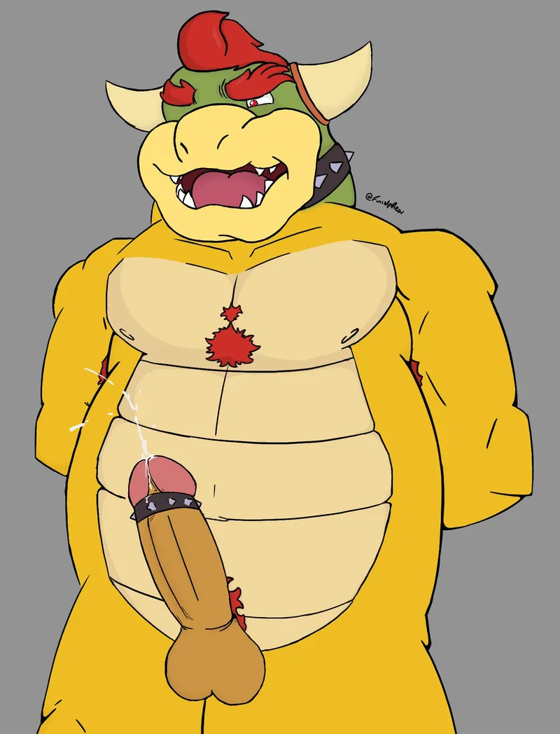 Thumbnail Bowser's Steamy Moment - FullUpRear's Intriguing baramanga Art