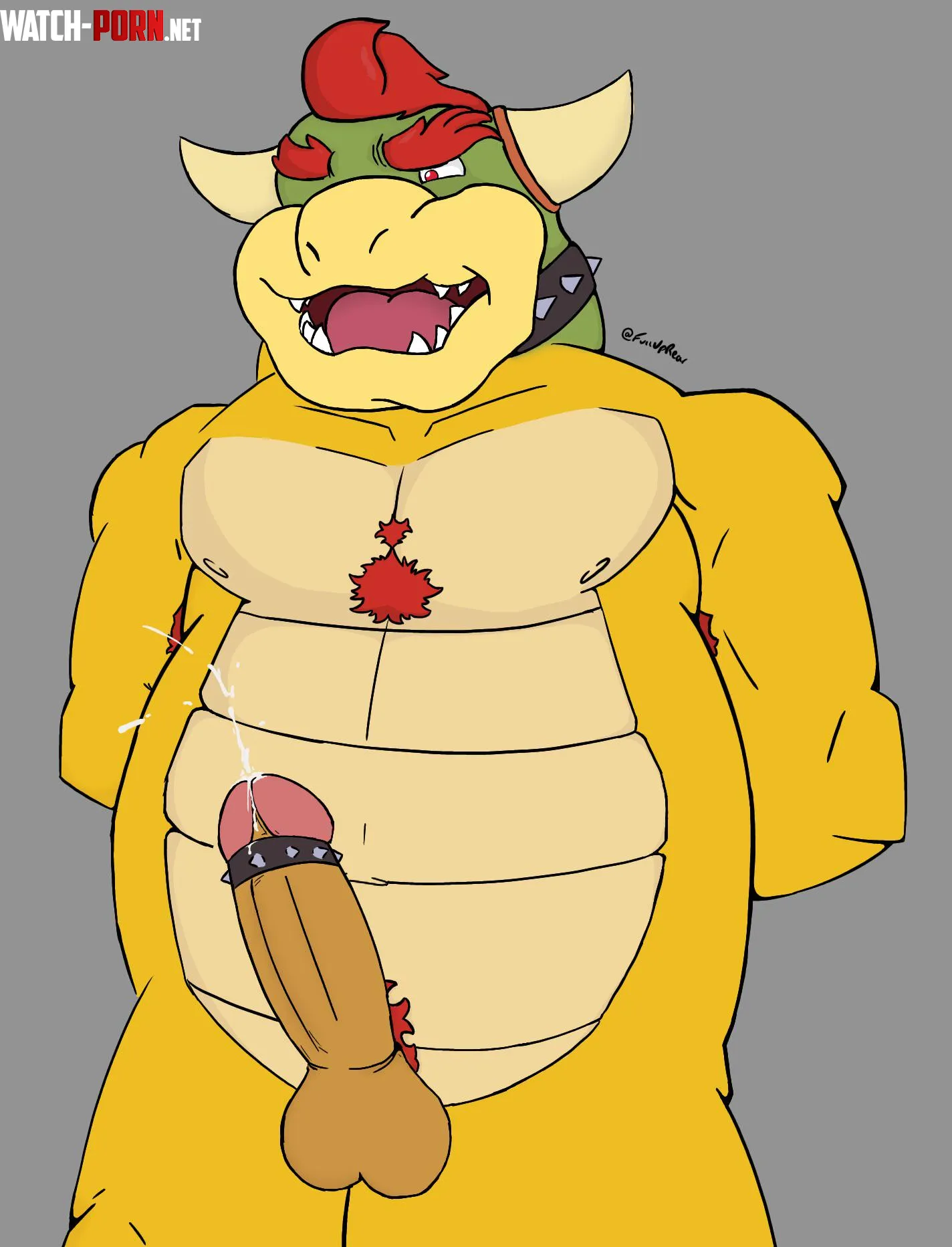 Bowser letting off some steam (By Me) by FullUpRear