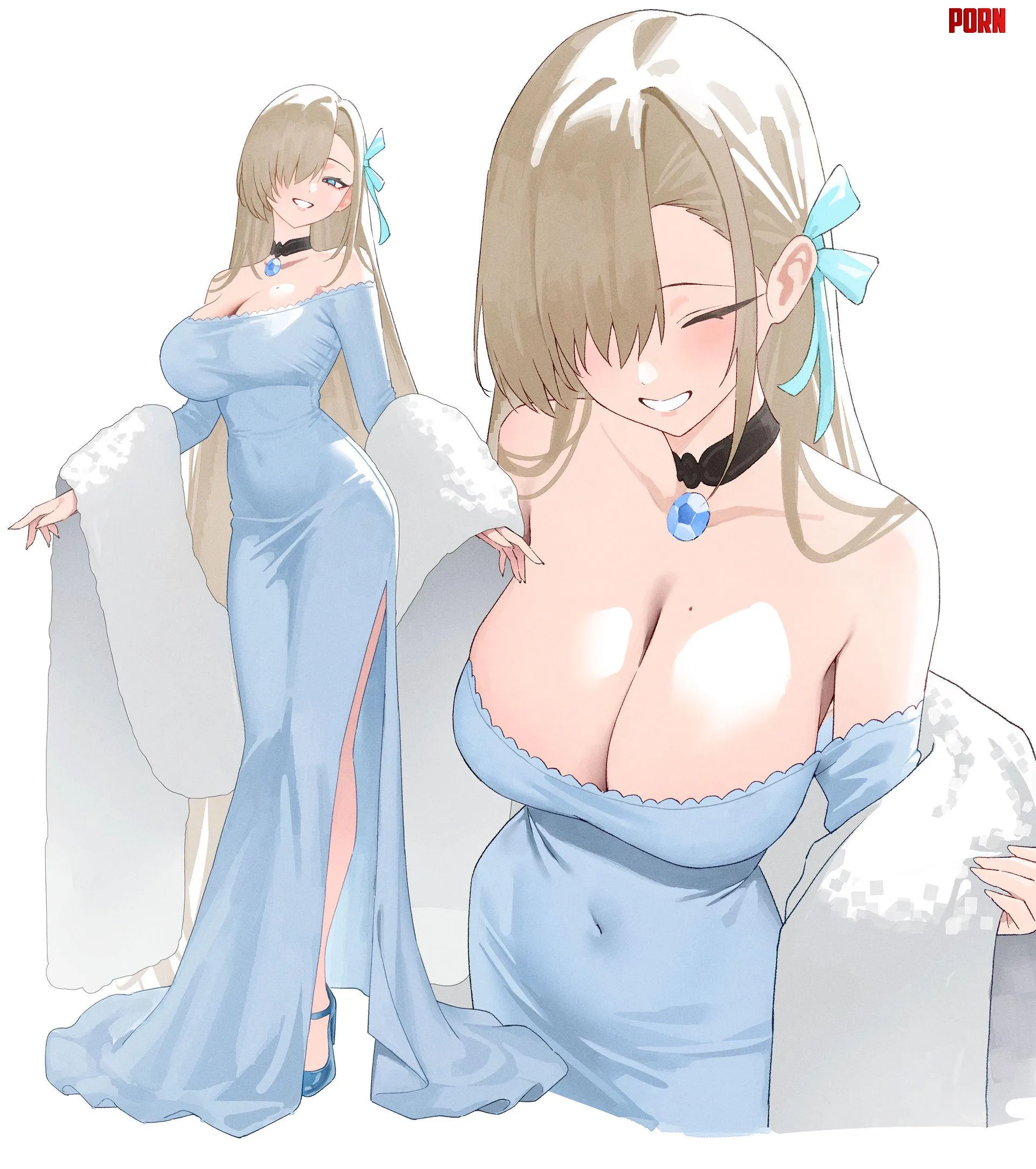 Asuna's lovely new dress [Blue Archive] by marxsander2016