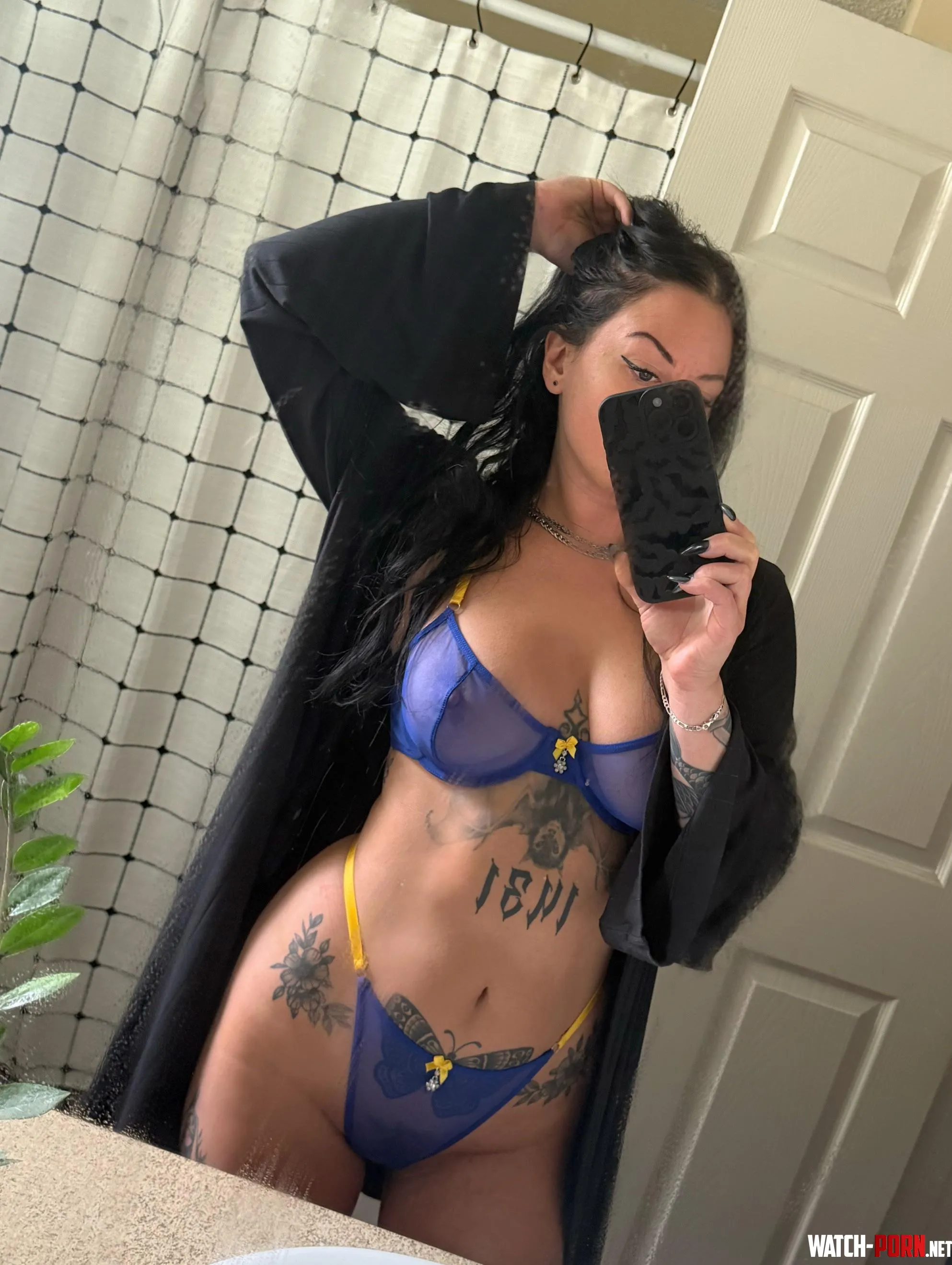 Feeling foxy in my new blue sheer set! by Vixxen_Vera