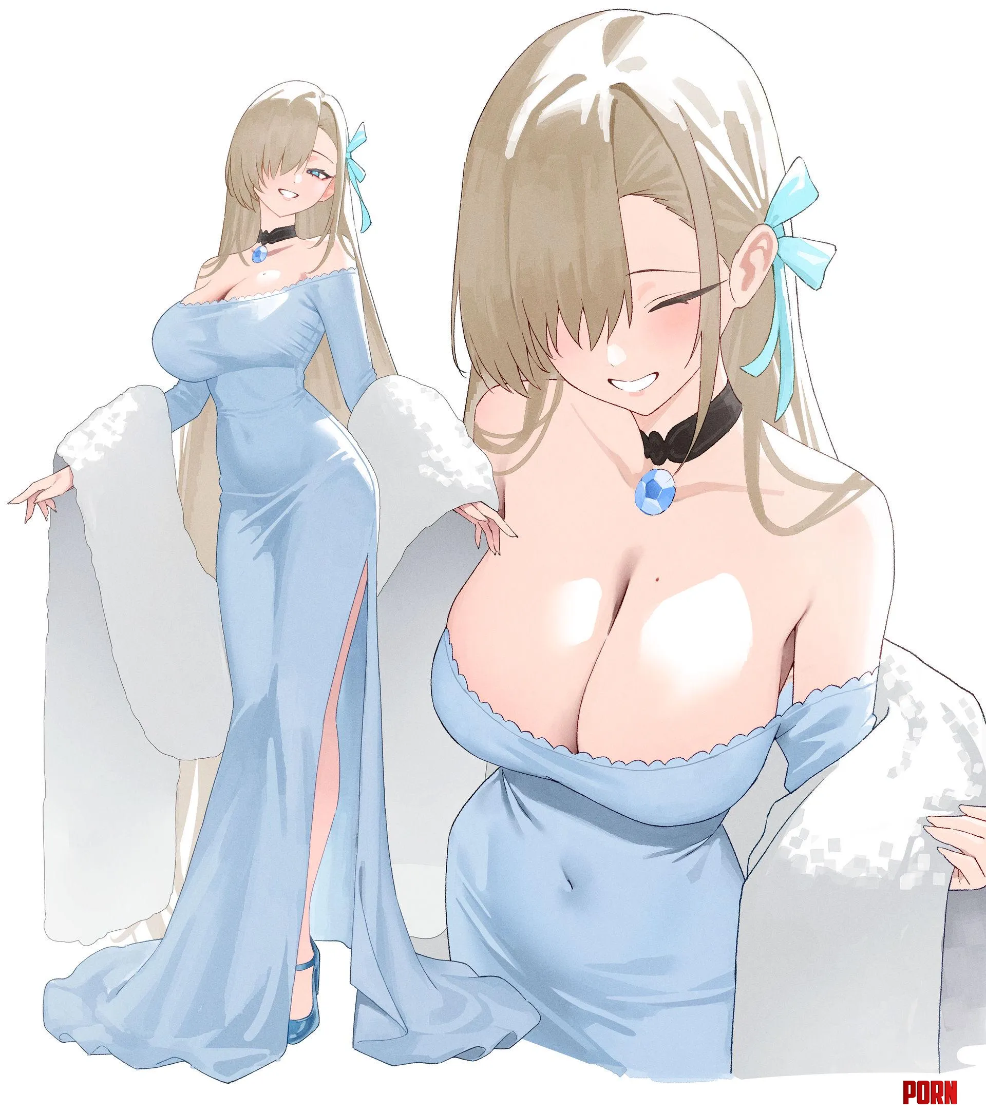 Asuna's lovely new dress by marxsander2016