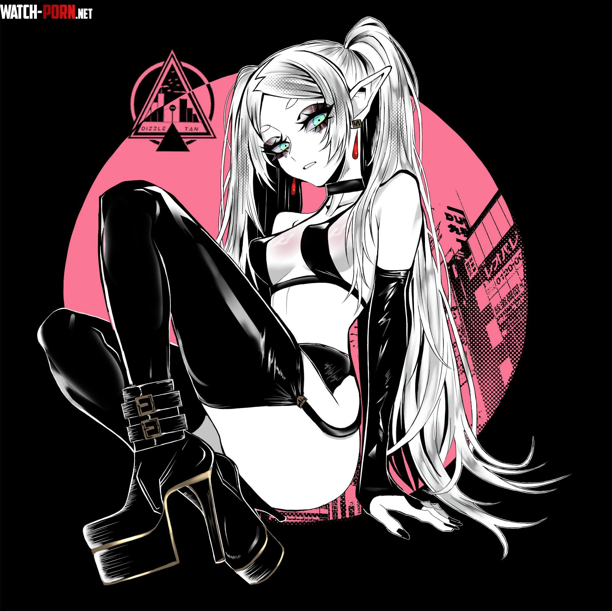 Goth Frieren by cedarsauce