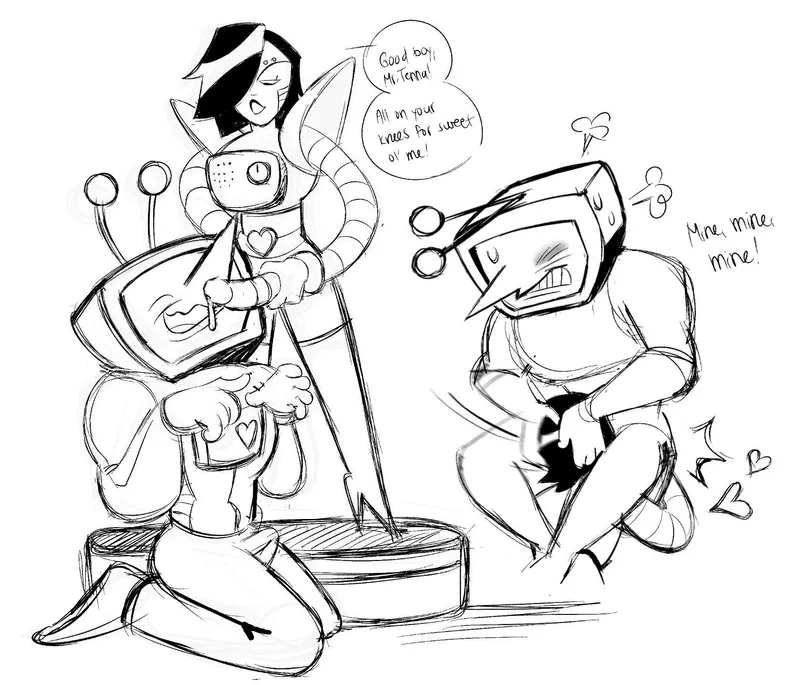 Thumbnail Dominance Debates: Mettaton vs. Tenna Showdown by neogavinutdr