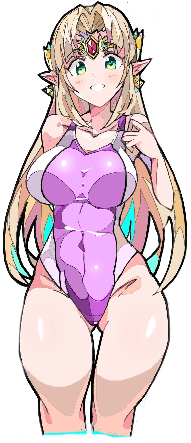 Thumbnail Zelda's Smash Delight: TheDerpSpoon's Swimsuit Spectacle