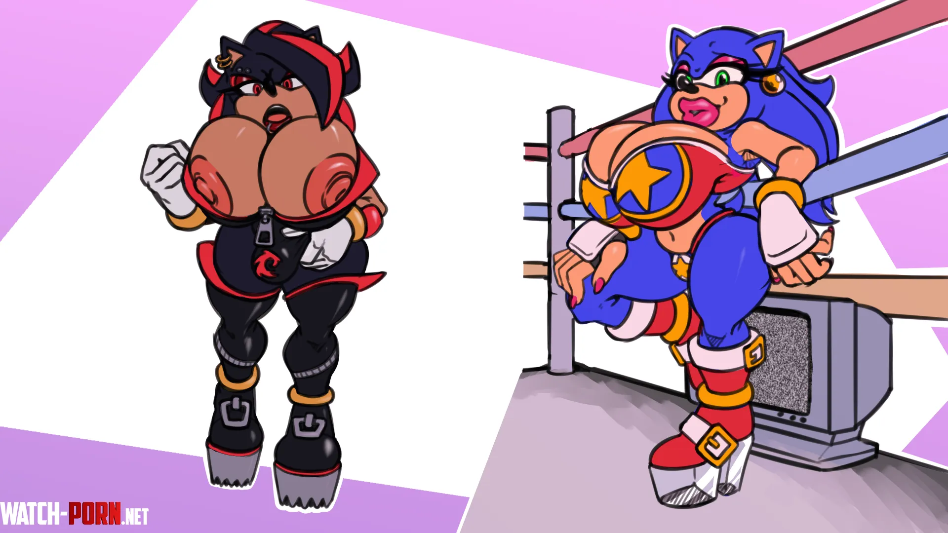 Wrestling Ho(gs) (Artist:Kyrie Eleison) by White-Whiskey