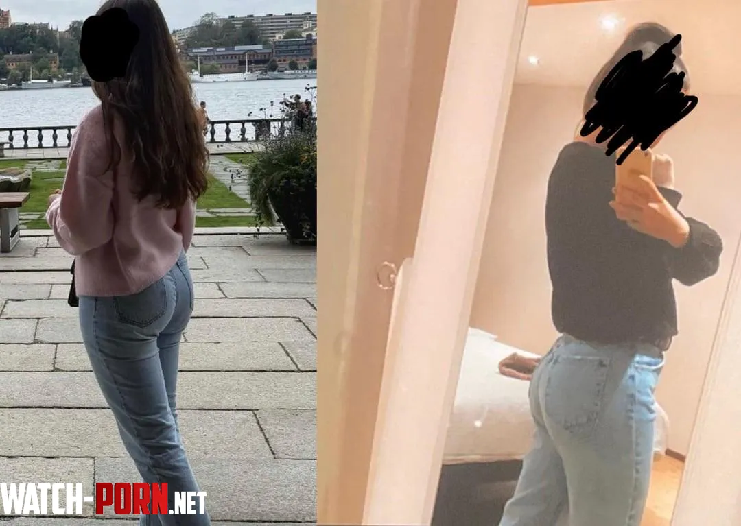 My girlfriend and I were having a fun little discussion about who’s got the better butt. So who‘s got the better booty me (left) or my gf (right) by ArynaSaba