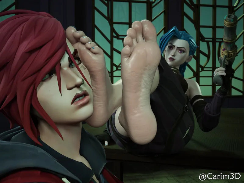 Thumbnail Little Sister Wants Some Foot worship (Carim3D)[Arcane] by Black_Wisher